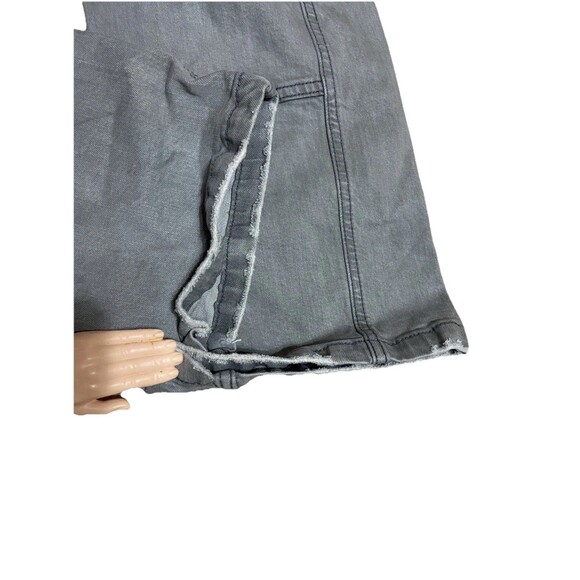 Art Class Girls Size 10 Gray Cargo Wide Leg Denim Jean Pants Cotton Blend - Picture 5 of 11